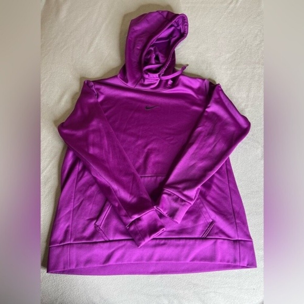 Nike purple fleece hoodie Size L